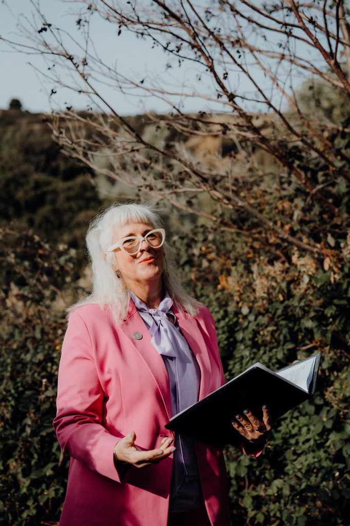 Duddingston Loch wedding in Edinburgh.  Autumnal colours and tones / intimate humanist wedding / documentary and contemporary photographer 